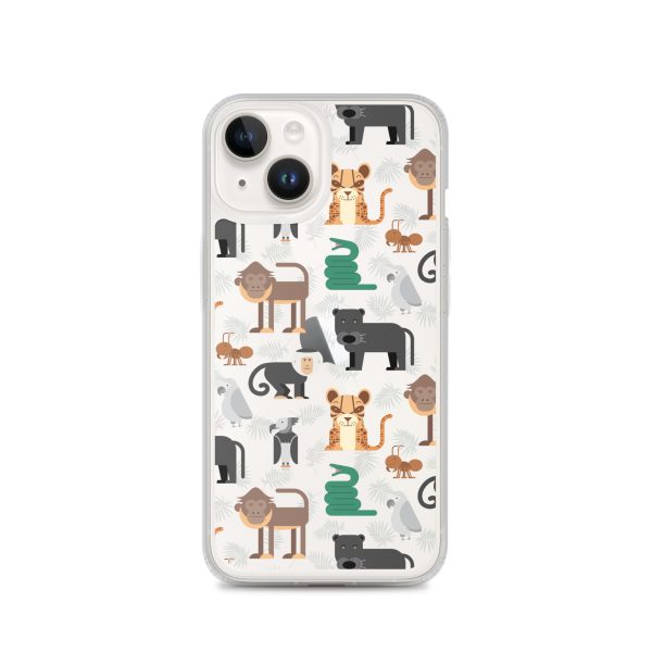 Amazon Jungle Animals iPhone Clear Case