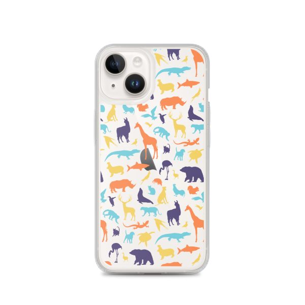 Animal Silhouette iPhone Clear Case