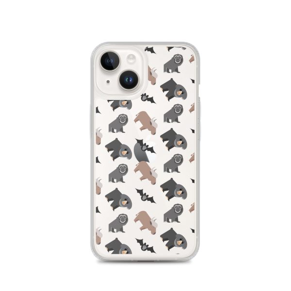 Asian Jungle Animal iPhone Clear Case