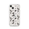 Black and White Halloween iPhone Clear Case