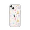 Colorful Bunnies Easter iPhone Clear Case