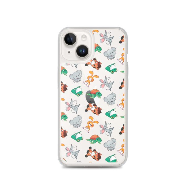 Cute Animals iPhone Clear Case