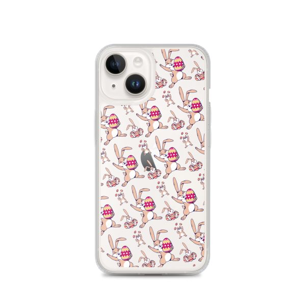 Easter Bunny With Egg iPhone Clear Case
