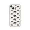 Monkey Silhouette iPhone Clear Case