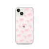 Seamless Elephant Silhouette iPhone Clear Case