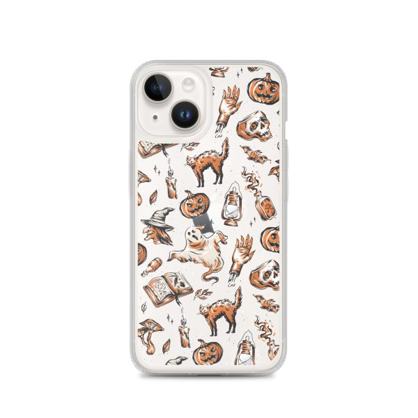 Vintage Halloween iPhone Clear Case