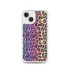 Neon Leopard iPhone Clear Case
