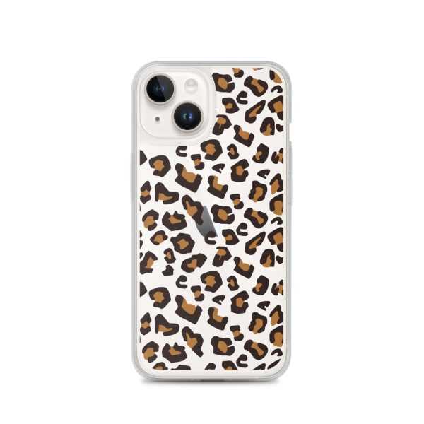 Seamless Leopard iPhone Clear Case