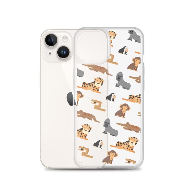 African Jungle Animals iPhone Clear Case