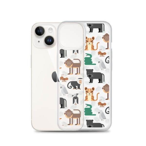 Amazon Jungle Animals iPhone Clear Case