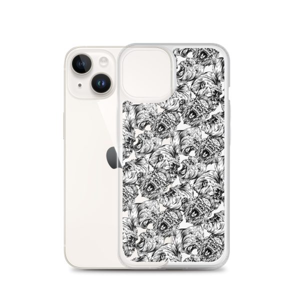 Angry Gorillas iPhone Clear Case