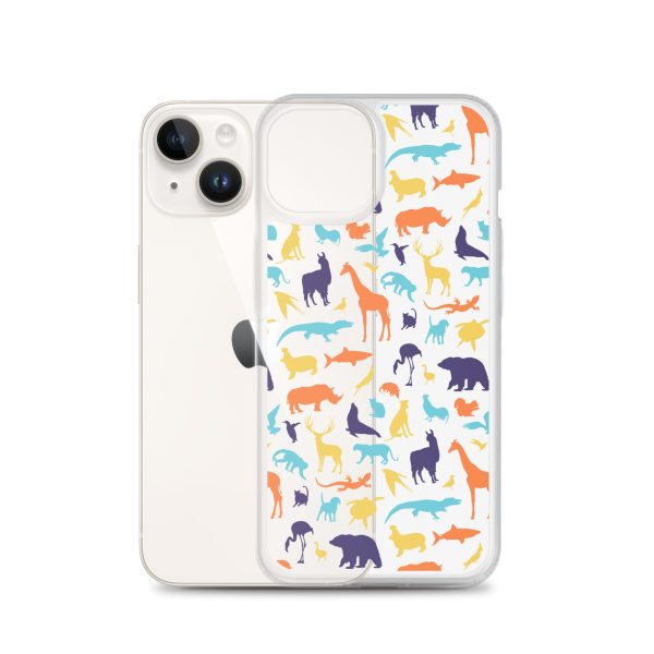 Animal Silhouette iPhone Clear Case