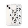 Black and White Halloween iPhone Clear Case