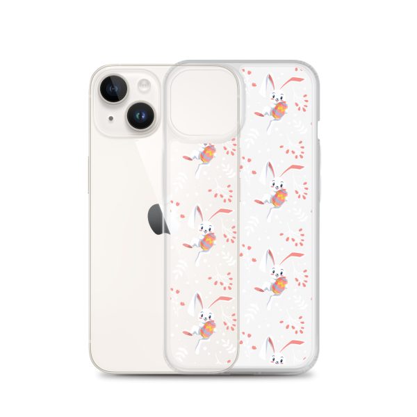 Cute Easter Rabbit iPhone Clear Case