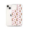 Cute Teddy Bear iPhone Clear Case