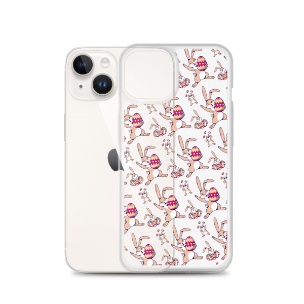 Easter Bunny With Egg iPhone Clear Case