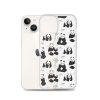 Panda Bears Bamboo iPhone Clear Case
