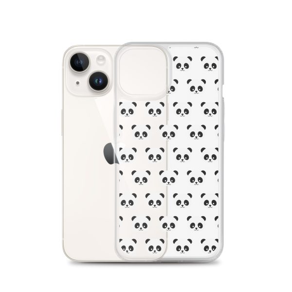 Panda Bears iPhone Clear Case