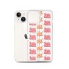 Pink Bunnies iPhone Clear Case