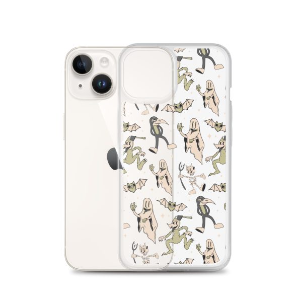 Spooky Vintage Halloween iPhone Clear Case