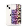 Neon Leopard iPhone Clear Case