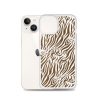Tiger Print iPhone Clear Case