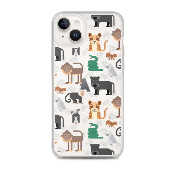 Amazon Jungle Animals iPhone Clear Case