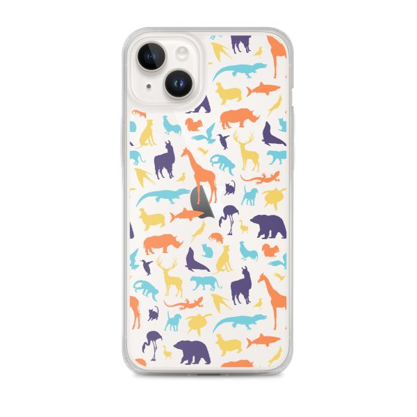 Animal Silhouette iPhone Clear Case