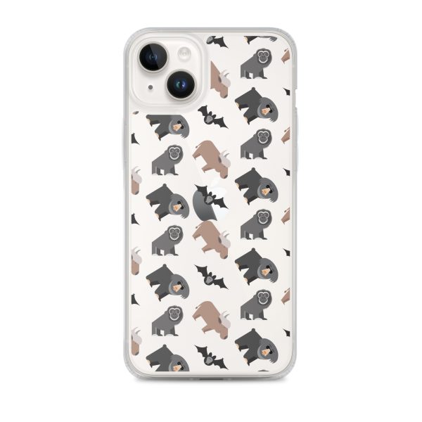 Asian Jungle Animal iPhone Clear Case