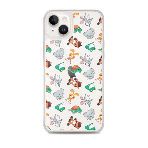 Cute Animals iPhone Clear Case