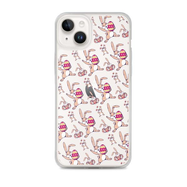 Easter Bunny With Egg iPhone Clear Case
