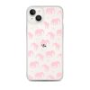 Seamless Elephant Silhouette iPhone Clear Case