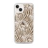 Tiger Print iPhone Clear Case