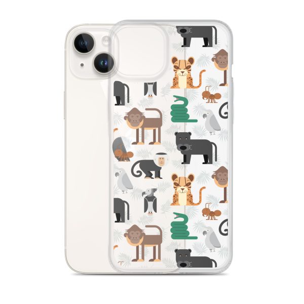 Amazon Jungle Animals iPhone Clear Case