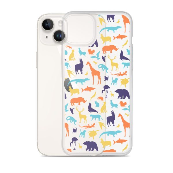 Animal Silhouette iPhone Clear Case