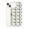 Animals Silhouette iPhone Clear Case