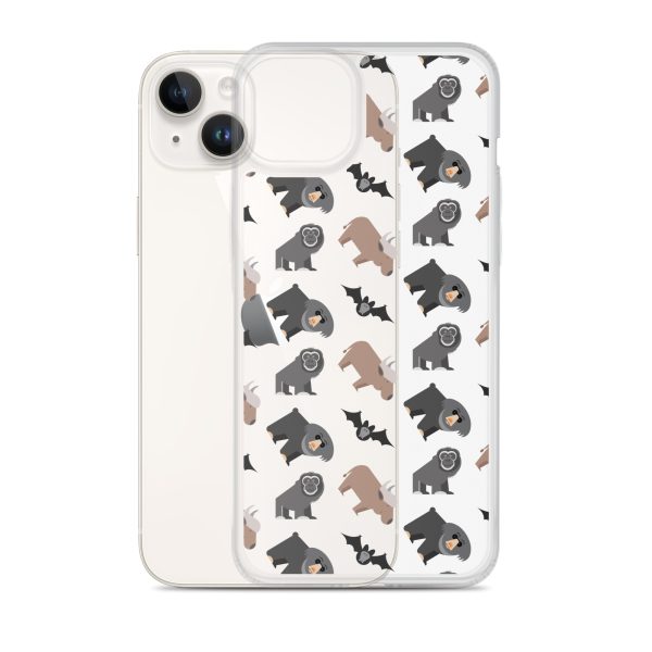 Asian Jungle Animal iPhone Clear Case
