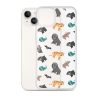 Asian Jungle Animals iPhone Clear Case