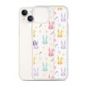 Colorful Bunnies Easter iPhone Clear Case