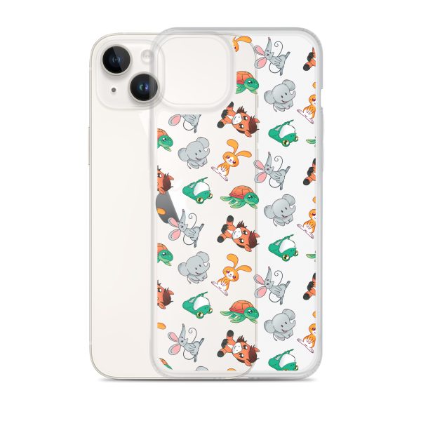 Cute Animals iPhone Clear Case