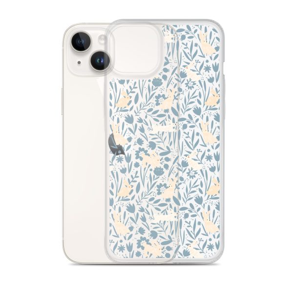 Easter Hopping Bunnies iPhone Clear Case
