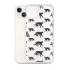 Monkey Silhouette iPhone Clear Case
