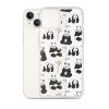 Panda Bears Bamboo iPhone Clear Case