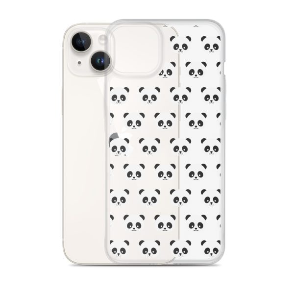 Panda Bears iPhone Clear Case