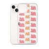 Pink Bunnies iPhone Clear Case