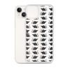 Rat Silhouette iPhone Clear Case