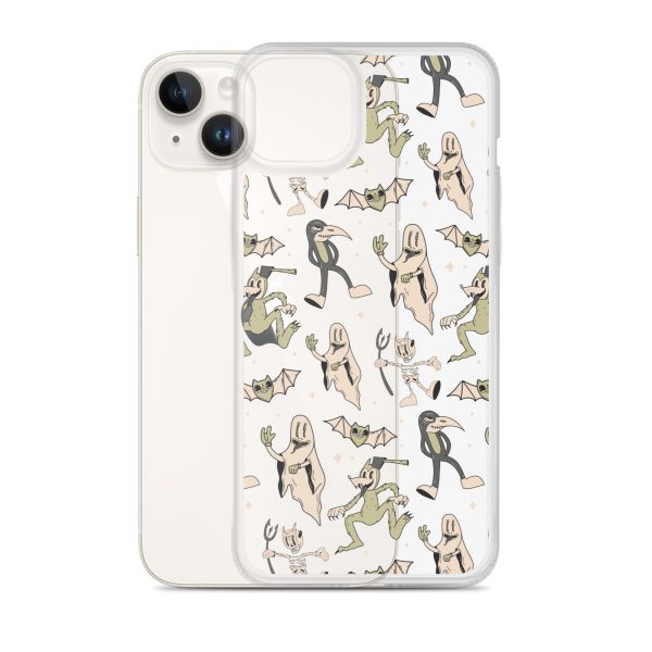Spooky Vintage Halloween iPhone Clear Case