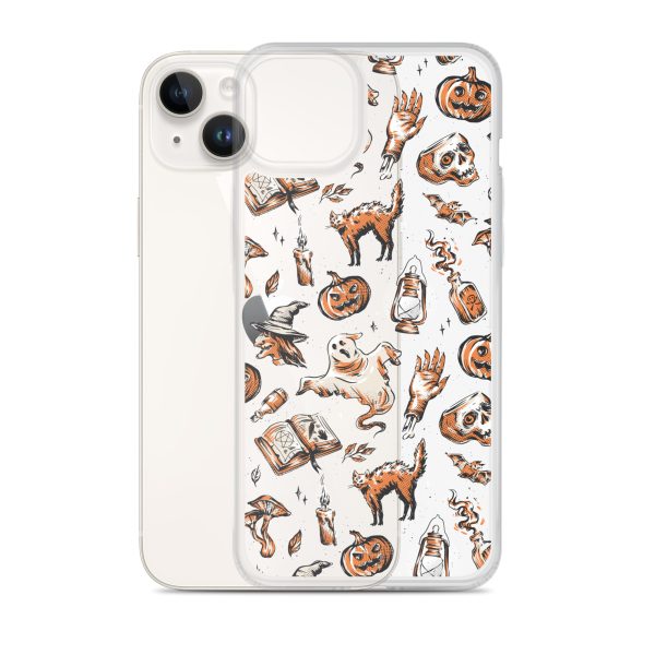 Vintage Halloween iPhone Clear Case