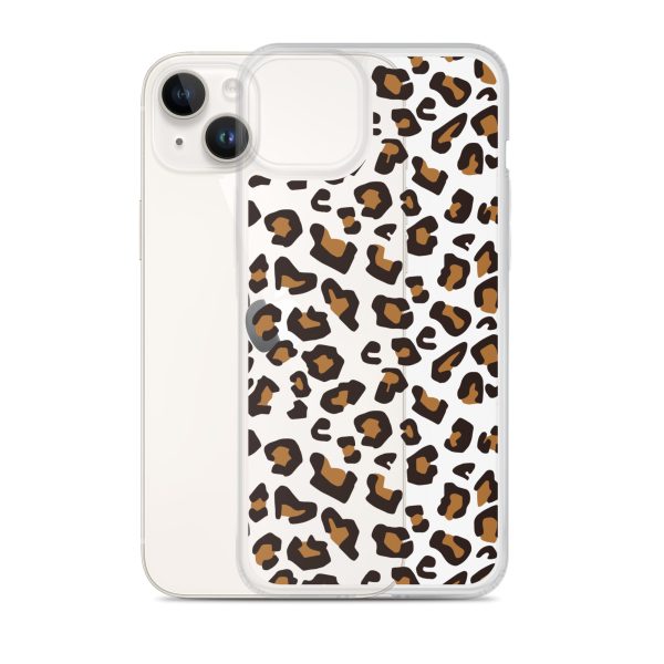 Seamless Leopard iPhone Clear Case