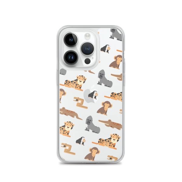 African Jungle Animals iPhone Clear Case
